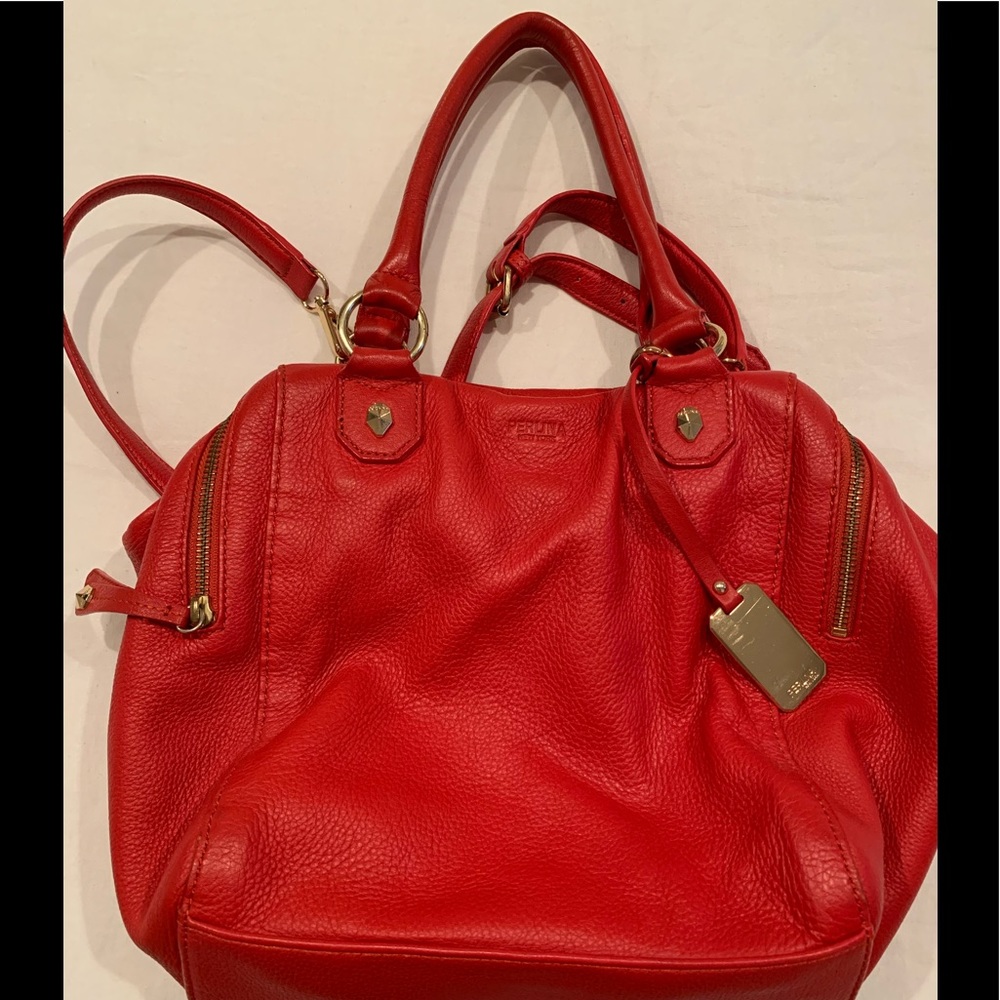 Perla leather purse